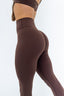Invisible Scrunch Leggings - Espresso