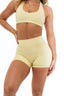 Invisible Scrunch Shorts - Butter