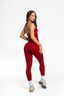 Elate Tank - Wine Red