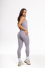 Crossover Leggings - Lilac Grey *Bundle 3 for 20% Off