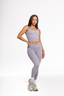 Crossover Leggings - Lilac Grey *Bundle 3 for 20% Off
