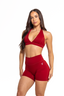 Sculpt shorts - Wine Red