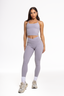 Crossover Leggings - Lilac Grey *Bundle 3 for 20% Off