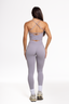 Crossover Leggings - Lilac Grey *Bundle 3 for 20% Off
