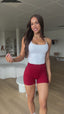 Sculpt shorts - Wine Red