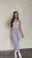 Crossover Leggings - Lilac Grey *Bundle 3 for 20% Off