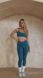 Crossover Leggings - Ocean Teal *Bundle 3 for 20% off*