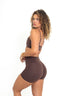 Invisible Scrunch Shorts - Espresso